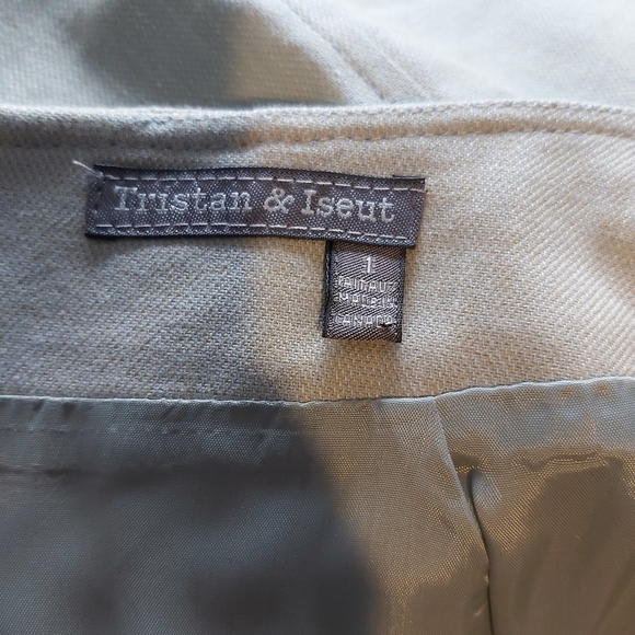 TRISTAN & Iseut linen suit midi pencil skirt fully lined Size 1 - Picture 6 of 7